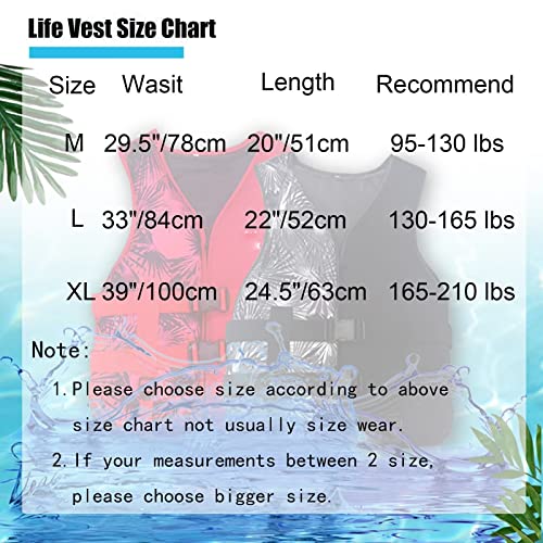 Huraty Neoprene Impact Vest For Kayaking Boating Fishing Adjustable Swim Vest With Safety Leg Straps Womens Mens Outdoor Jacket Swimsuit, Blue, X-Large #TOP3