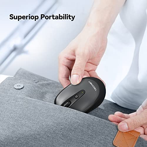 Image of Tecknet M005 Omni Mini Wireless Mouse (Gray)