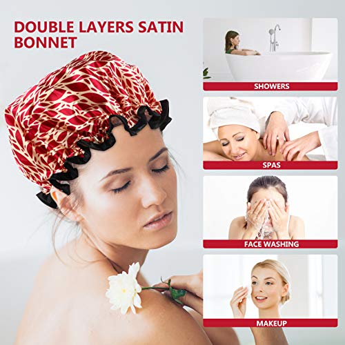 PIXNOR 3 Peças de Tuca de Cetim Tuca de Drmir de Seda Natural Tuca de Drmir Grrpara Drmir Chapéu Elá