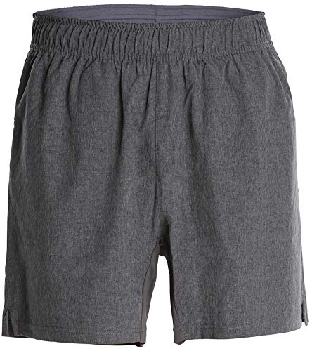Fort Isle Mens Shorts - Athletic Shorts for Men - for Gym, Cycling, Running, Basketball, Workout, Golf, Tennis. & More - Comfortable, Soft and Breathable Gray