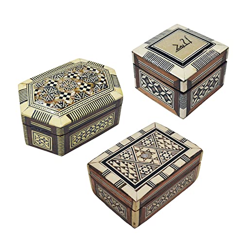 Caja De Metal Decorativa Con Tema Egipcio - Alas De Isis - 9x5x4.2 Cm - Para Joyas O Pequeños Objetos - Decoración Del Hogar