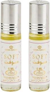 Al-Rehab Soft Concentrated Perfume Rollerball 6 Ml/0.20 Oz (Pack Of 2)