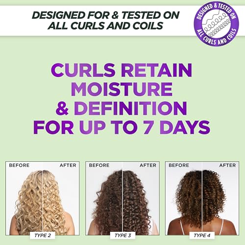 Garnier Fructis Method for Curls Moisture Refreshing Curl Activator, Curl Refresher Spray with up to 5% Hyaluronic Moisture Complex, Designed and Tested for 2C to 4C Curls and Coils, 12.5 fl oz - image 2