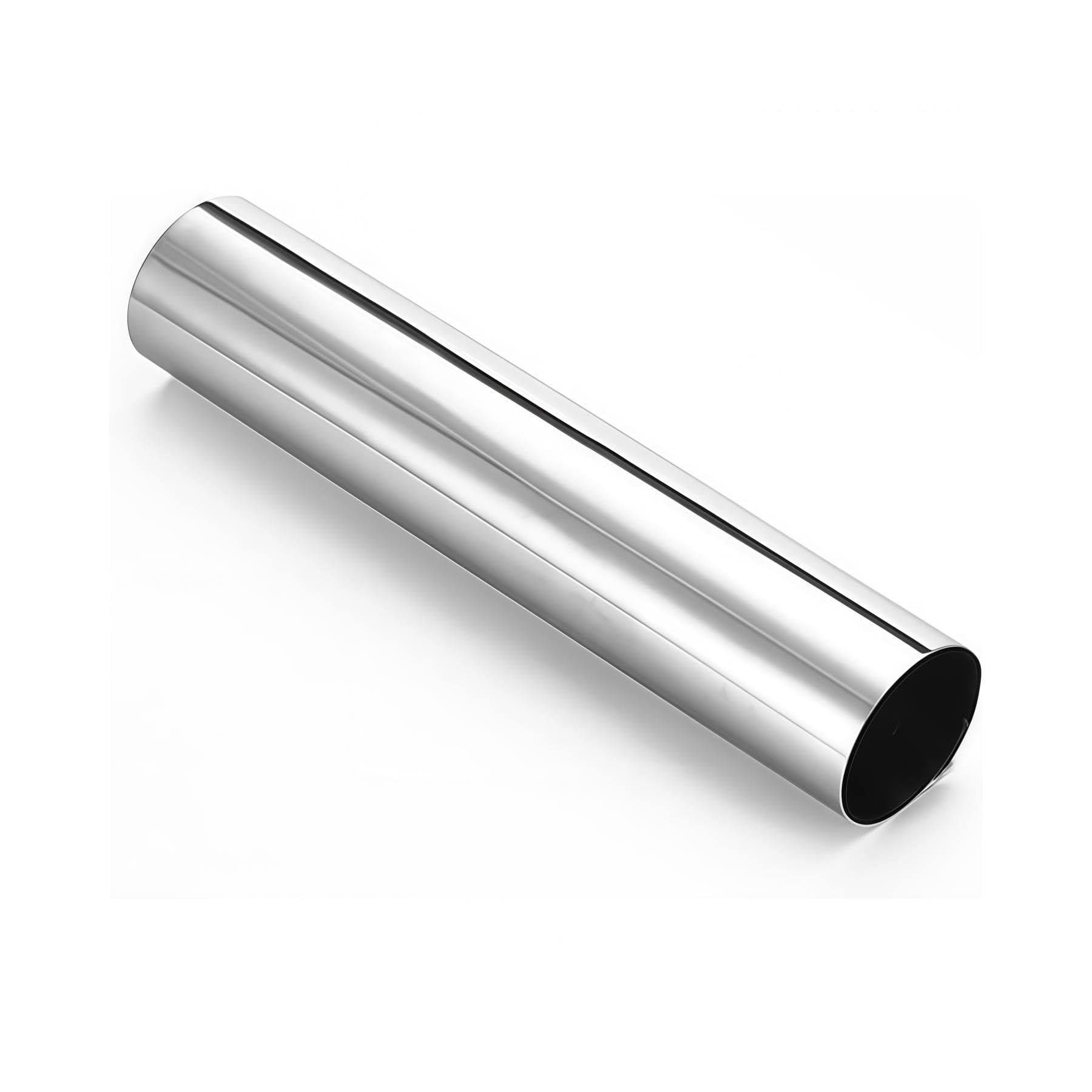 Tubo hueco recto de acero inoxidable TLDSYUFI 304, 0.7087-1.8898 pulgadas de diámetro exterior, 0.0472-0.1181 pulgadas de peso, 1000 mm (39.37 pulgadas), 1 pieza(OD1.5748in-WT0.0591in)