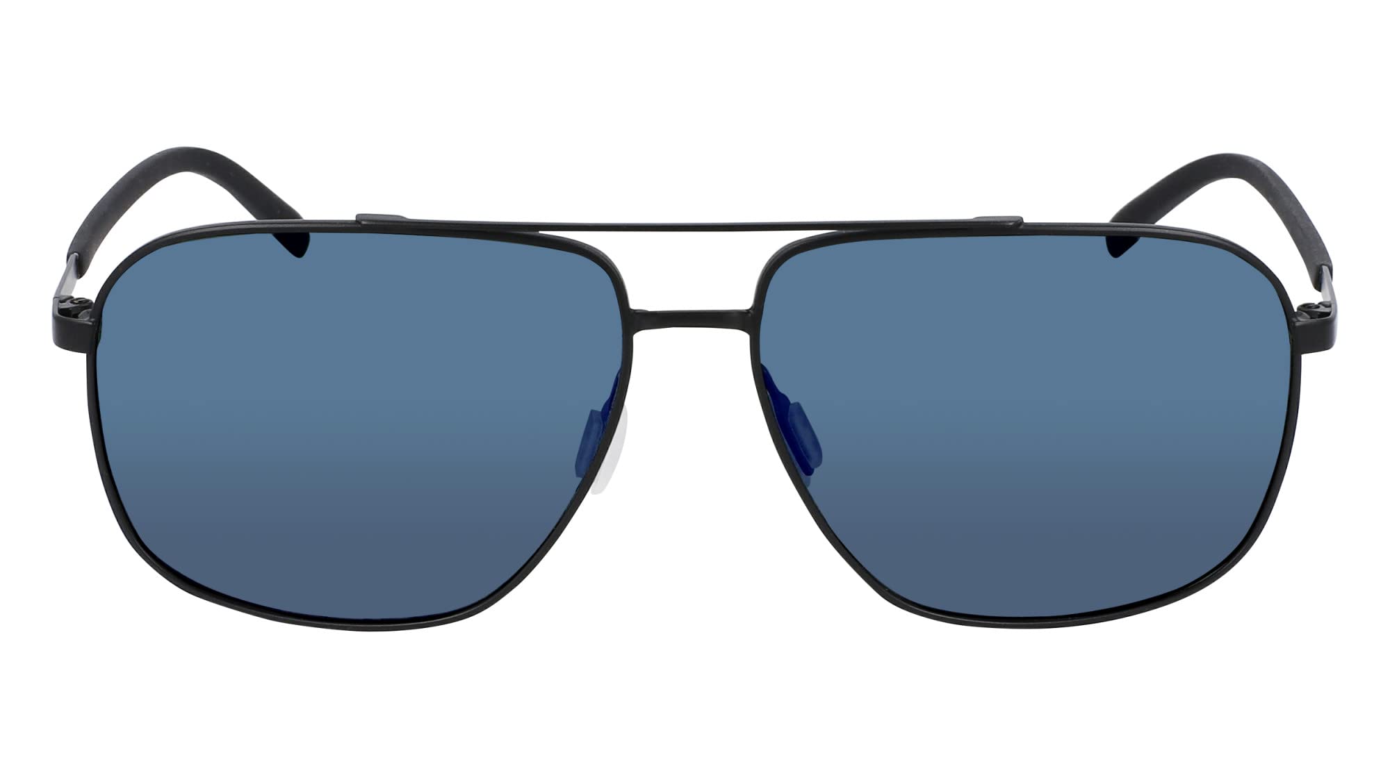 Columbia Men's Sunglasses C115SP MIST TRAIL - Matte Black/Blue Mirror Lens with Dark Blue Mirror Lens