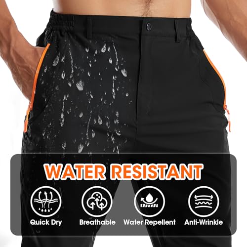 men39s hiking pants lightweight cargo pants quick dry water resistant outdoor pants for work fishing climbing