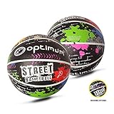 Diseño impresionante: el Baloncesto óptimo de la calle está equilibrado para un gran vuelo y precisión. Tiene forro de dos capas y es perfecto para el entrenamiento y el rendimiento de calidad recreativ.
