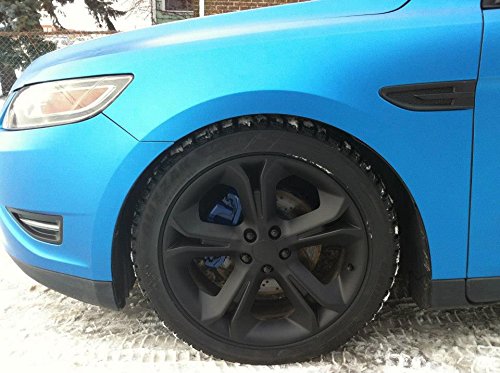Vvivid Matte Pearl Blue Car Wrap Vinyl Roll With Bubble And Air Free Channel Tech Diy (3Ft X 5Ft) #TOP6