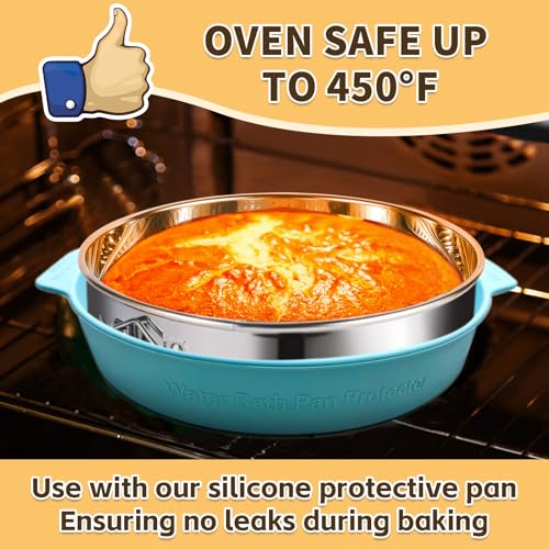 image for OYAOL 9 Inch Springform Pan - 304 Stainless Steel Nonstick Springform 