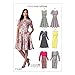 Produktbild Vogue Mustern 9202 E5 Damen Kleid, Tissue, Mehrfarbig, Größen 1422