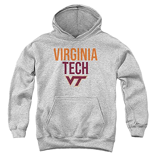 Virginia Tech Official Stacked Youth Kids Boy/Girls Pull-Over Hoodie Sweatshirt