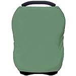 Car Seat Covers Baby - Multi-use Cover Carseat Canopy, Breathable Breastfeeding Cover, Car Seat Covers for Bbies, Boys & Girls Shower Gifts (Light Green)