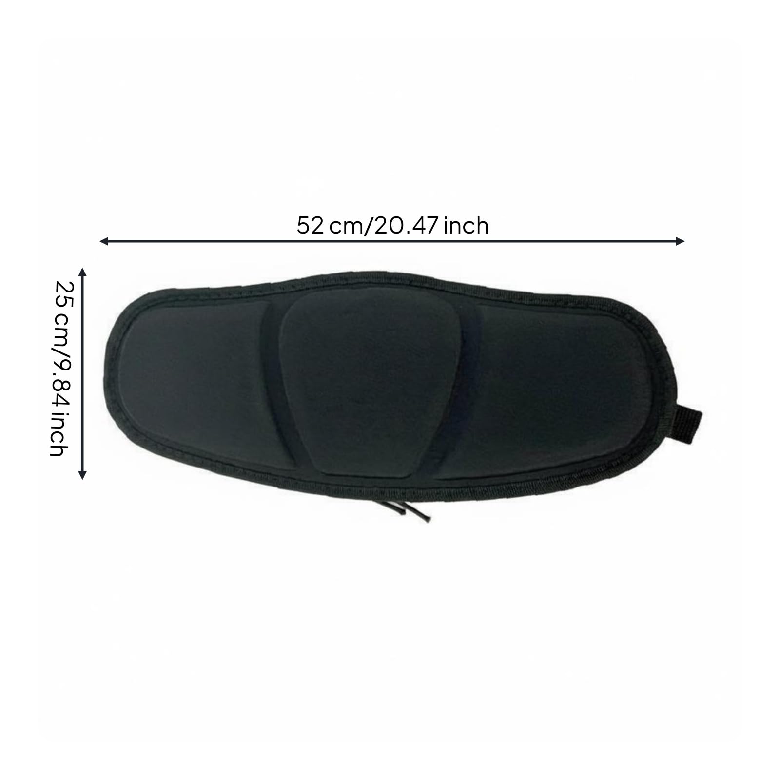 Milageto Respaldo Kayak Acolchado Universal Silla Kayak Ajustable para