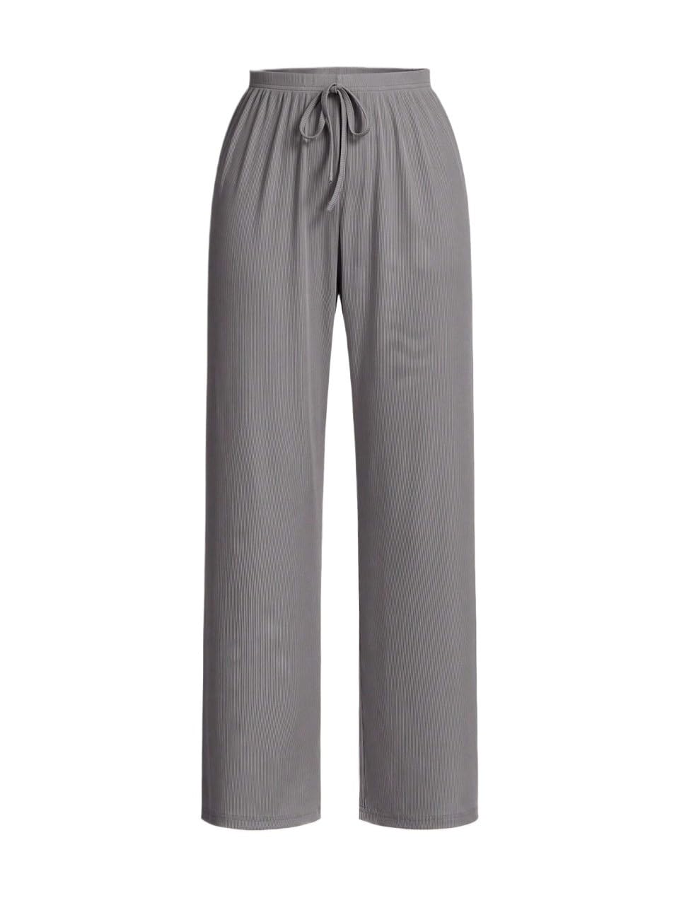 Womens Fall Solid Color Home Lounge Pants Pack of 3 Trousers