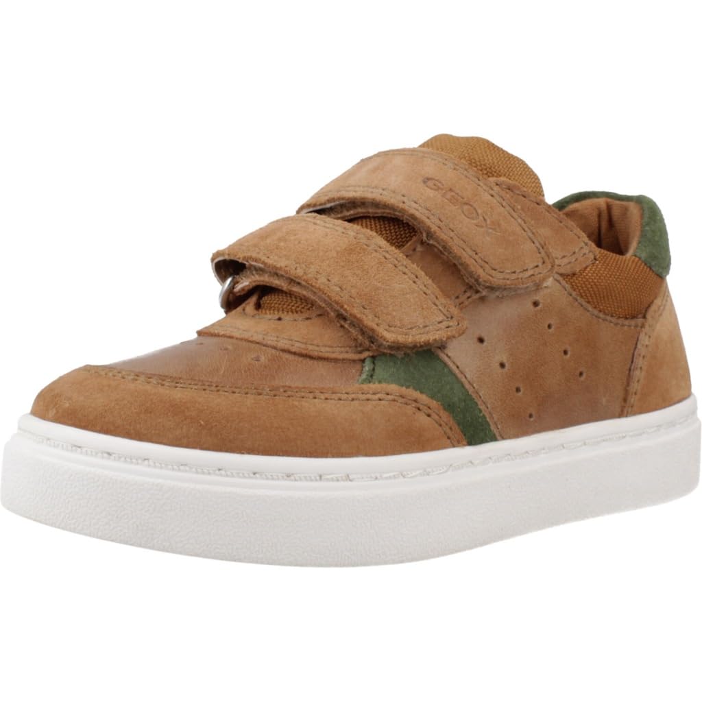 Geox Baby B NASHIK BOY C Sneaker, Whisky/Military, 5 UK Child