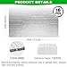 16P Garage Door Insulation Panels Kit 0.24