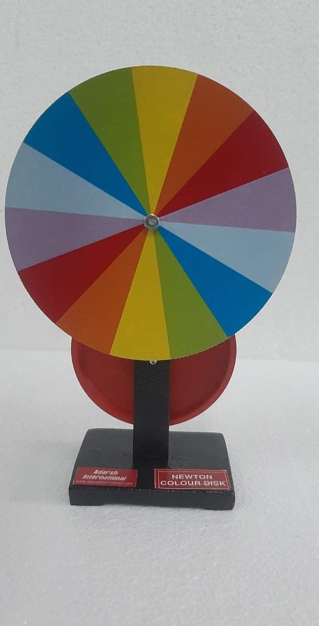 AI-Newton Color Disc, 6” Disc with Rotating Wheel on Stand/With Wooden Base/for physics lab experiment (B0B5F4LWMV) Amazon Price History, Amazon Price Tracker