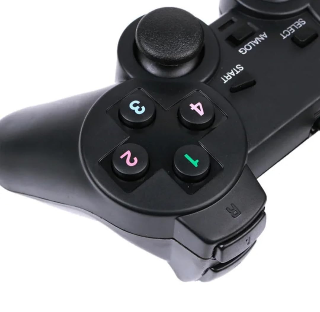 MARKIF VIBRATION GAMING JOYPAD CONTROLLER FOR PC/LAPTOP (BLACK) USB Gamepad. 2