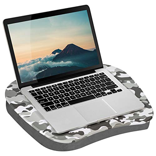 LapGear MyStyle Lap Desk - Gray Camo - Fits up to 15.6 Inch Laptops - Style No. 45325