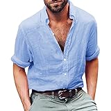 Besitzen Sie unseres Leinenhemd von Pxmoda, das Ihnen bequem im Frühling sogar cool bei heißem Sommer bleibt, Ihre ideale Wahl in Ihrem heimlichen Kleiderschrank