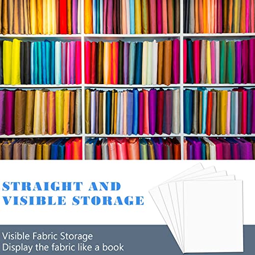 85 x 11 inch fabric backing board poster boards and plastic alligator clips for folding and storing cloth straight fabric storage boards-100 set