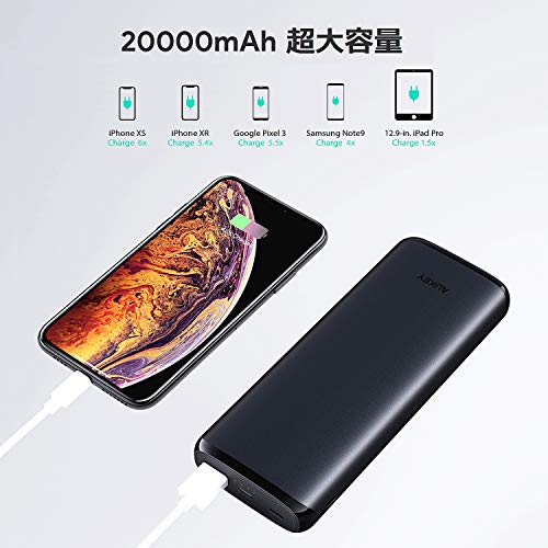 楽天市場 モバイルバッテリー 大容量 10000mah Aukey オーキー Sprint Go Dual 10 ブラック Pb N66 Bk スマホ Iphone Android アンドロイド 充電 2ポート コンパクト Usb 最大2 4a 軽量 2年保証 Aukey公式 楽天市場店
