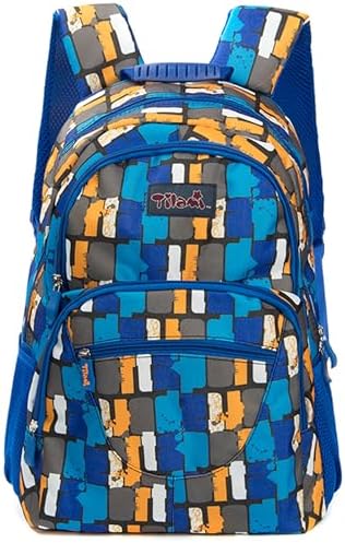 NEW TILAMI 14 Inch kid Toddler Backpack Boys Girls School Bag Kindergarten Elementary Cute Backpacks, Blue Dynamic