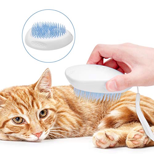 Babyclub Dog Brush and Cat Brush Cats Deshedding Brush, Cat Hair Comb Cat Hair Remover,Quick Release Comb Professional Pet Hair Comb for Shedding and Grooming (Blue)