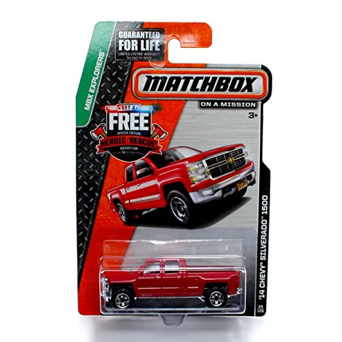 Matchbox MBX Explorers '14 Chevy Silverado 1500 Red #29/120 by Matchbox – Bild 4