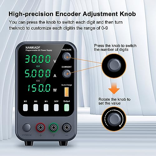Alimentation CC variable 30V pour espace de bricolage et labo