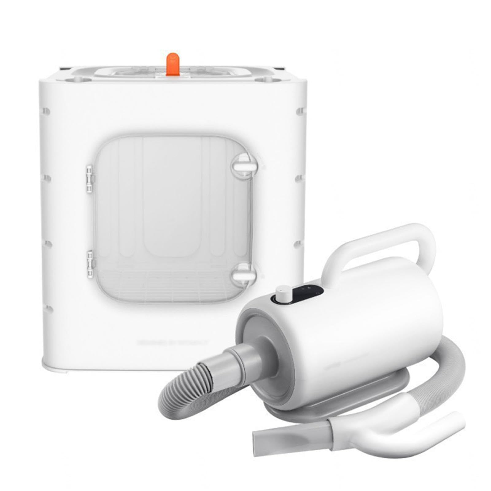 Expulsor Secador para Perros 62l De Gran Capacidad, Peluqueria Canina Control De Temperatura Inteligente Y Secado 360, Secador Perros para Gatos Y Perros PequeñOs