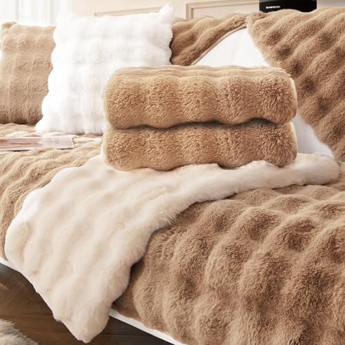 BXAEYIPOR Couch Überzug,Sofa Überzug,Sofa-Schutzhülle mit Rutschfester Unterlage,Neue Universelle rutschfeste Solide Strukturierte Sofa… – Ansicht 1