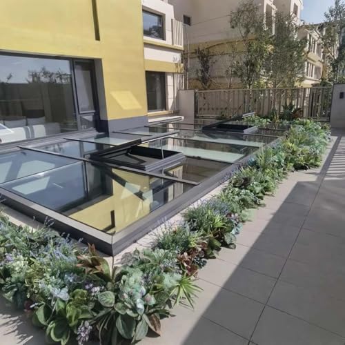 Lucernario lucernario – Portello in lega di alluminio 60 x 100 cm (23,6 x 39,4 in) per capannone, cantina, veranda e soffitta all'aperto – illumina gli spazi e migliora l'uscita