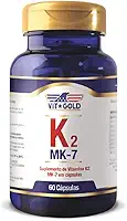 Vitamina K2 MK-7 100mcg Vitgold 60 cápsulas