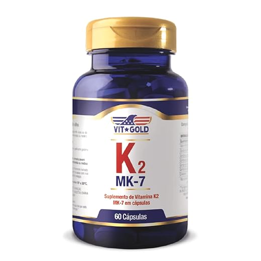 Vitamina K2 MK-7 100mcg Vitgold 60 cápsulas