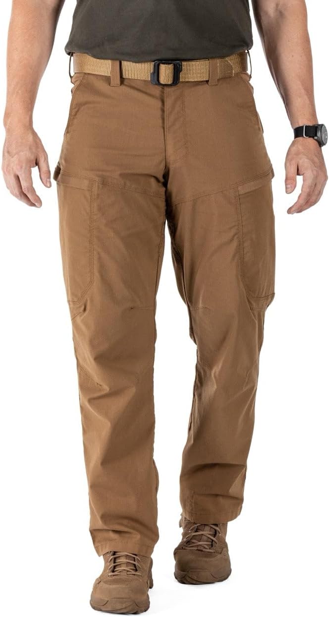 5.11 Tactical Men's Apex Pants, Regular Fit, Gusseted, 10 Pockets, Style 74434ABR, Battle Brown, 40W x 36L - Image 7