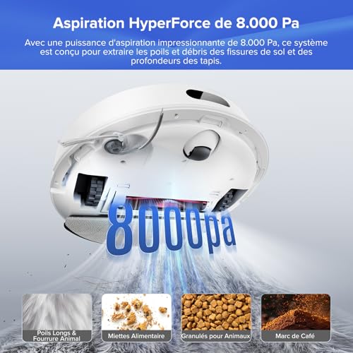 roborock Q7 L5+ Robot Aspirateur Laveur avec Station - Détails techniques et connectivité