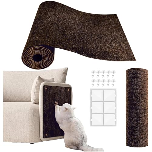 YONGJOY �L �X�N���b�`�\�t�@ �Ƌ�v���e�N�^�[ �S���L�X�N���b�`�p�b�h �Ƌ�p�}�~�� DIY �N���C�~���O�X�N���b�`���[ �����L�p(�u���E���A39.4x15.7�C���`)