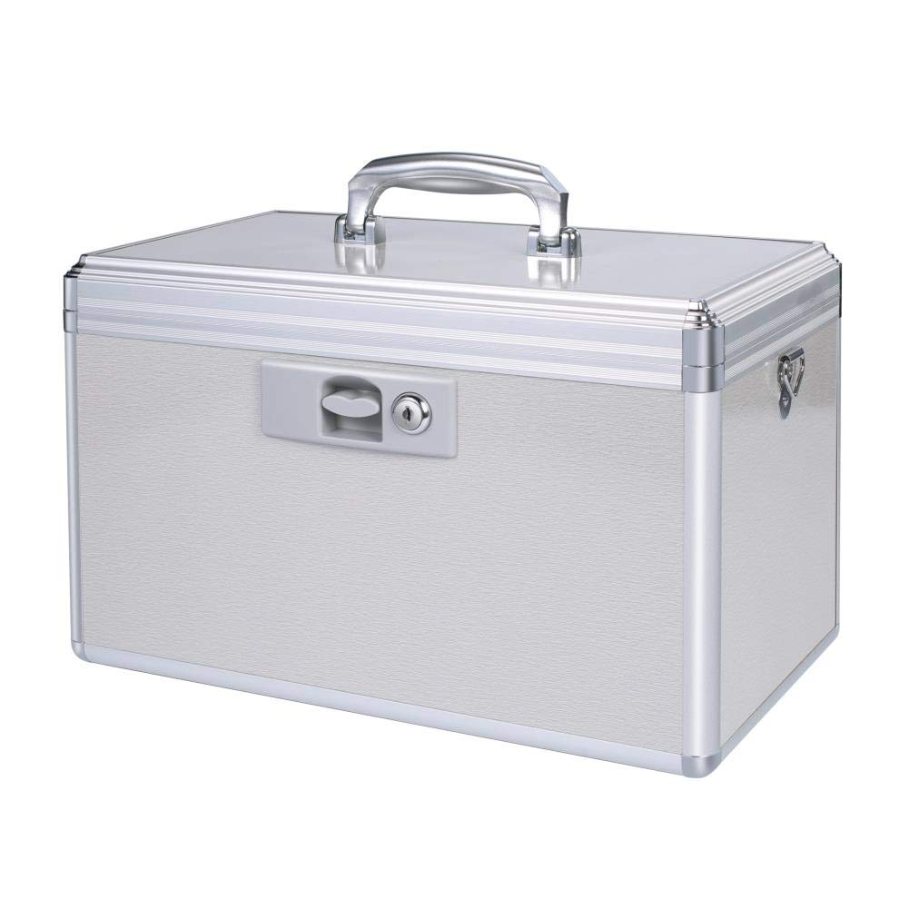 Caja de medicamentos con cerradura, adecuada para almacenar medicamentos y artículos personales importantes. Incluido en pastillero pequeño (XL)
