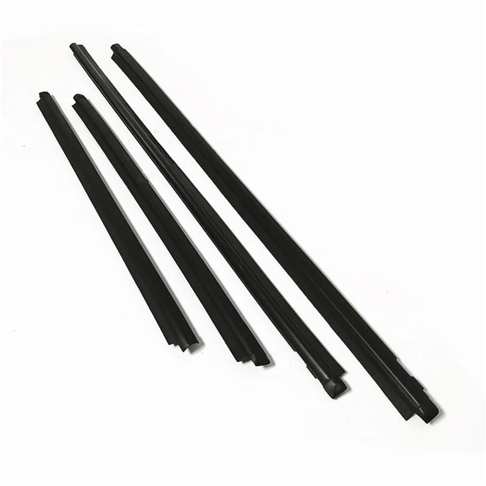 2002-2007 Car Window Rubber Seal For Toyota For Vios 2002-2016 2017 2018 4Pcs Car Weatherstrip Seal Window Moulding Trim Window Weatherstrip(2002-2007)