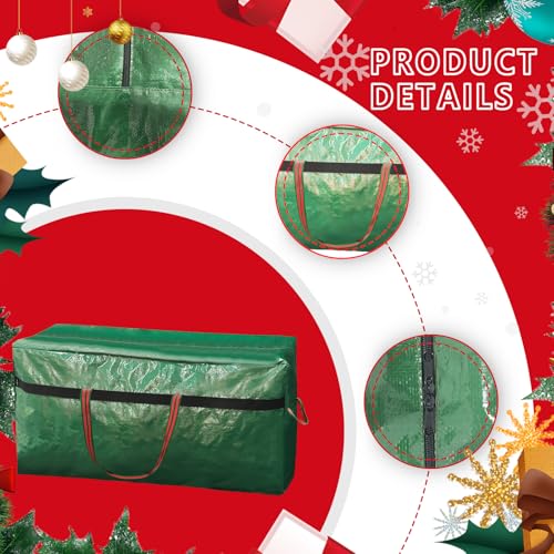 WFK 5FT Christmas Tree Storage Bag Waterproof Xmas Tree Bag Green - image 4