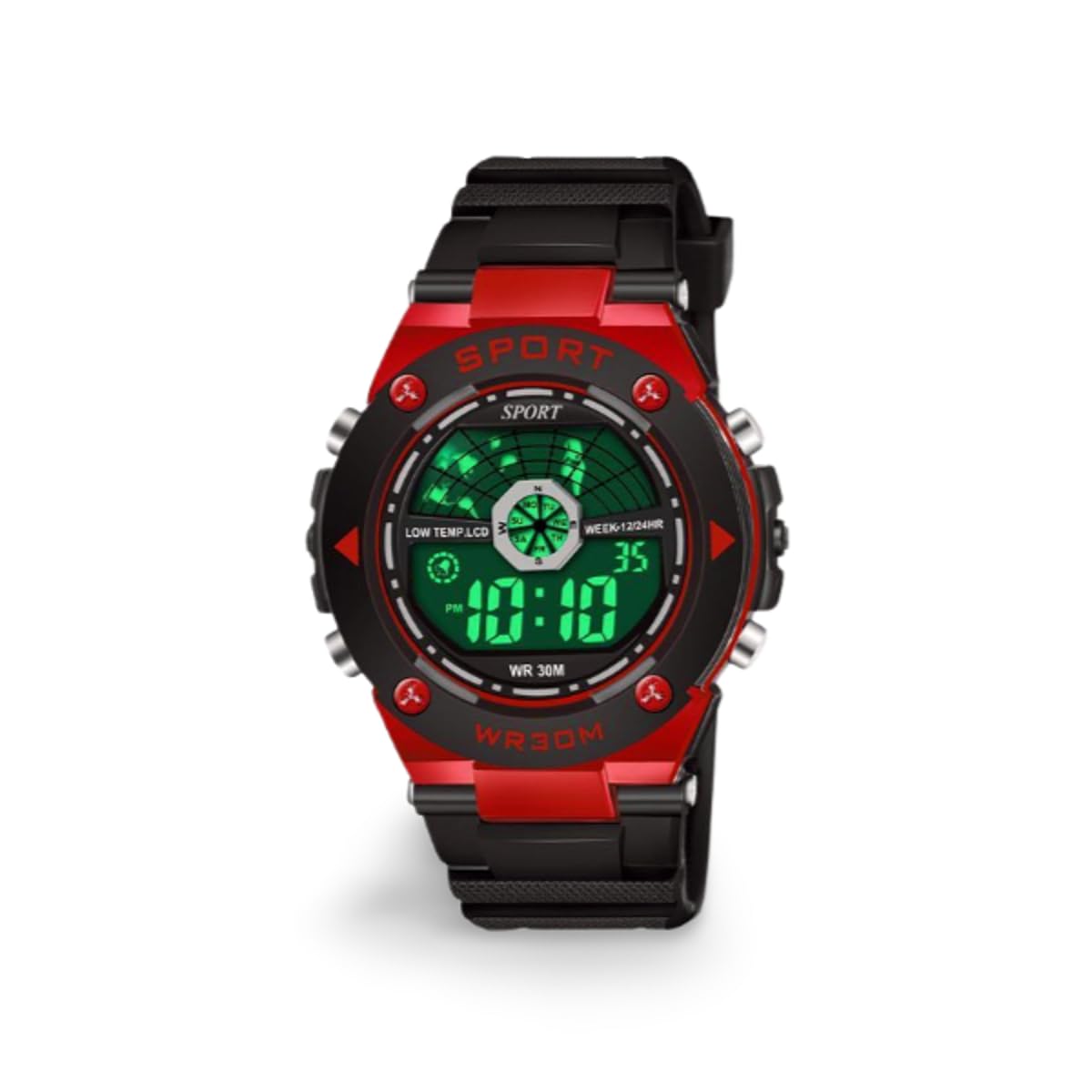 hala 1054 Digital Watch for Men (Red) (B0CRYZNWPJ) Amazon Price History, Amazon Price Tracker