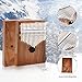 HeyMate Kalimba Thumb Piano 17 Keys with Tuning Hammer and Instruction, Portable Mbira Finger Piano,Gift for Kids Adult Beginners