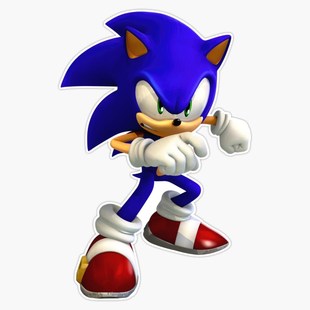 Speed Sonicc Series 8 Sticker Vinyl Waterproof Sticker Decal Car Laptop Wall Window Bumper Sticker 5"