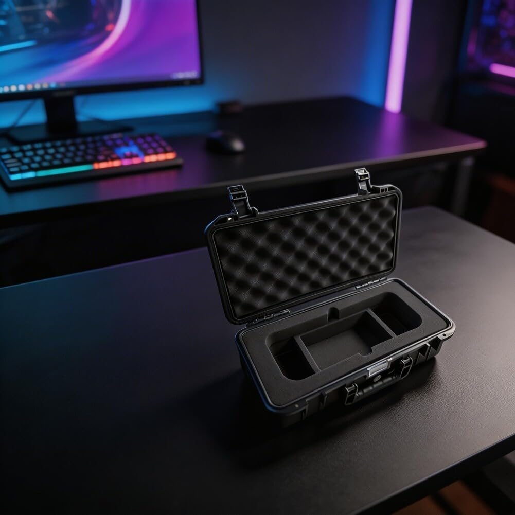 ReachMall Funda rígida portátil para OneXPlayer para consola de juegos Apex, a prueba de polvo, a prueba de golpes, con ajuste de espuma personalizado, caja de almacenamiento de electrónica