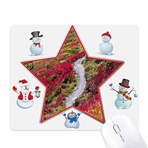 Tapis de souris sciences forestières nature bonhomme de neige