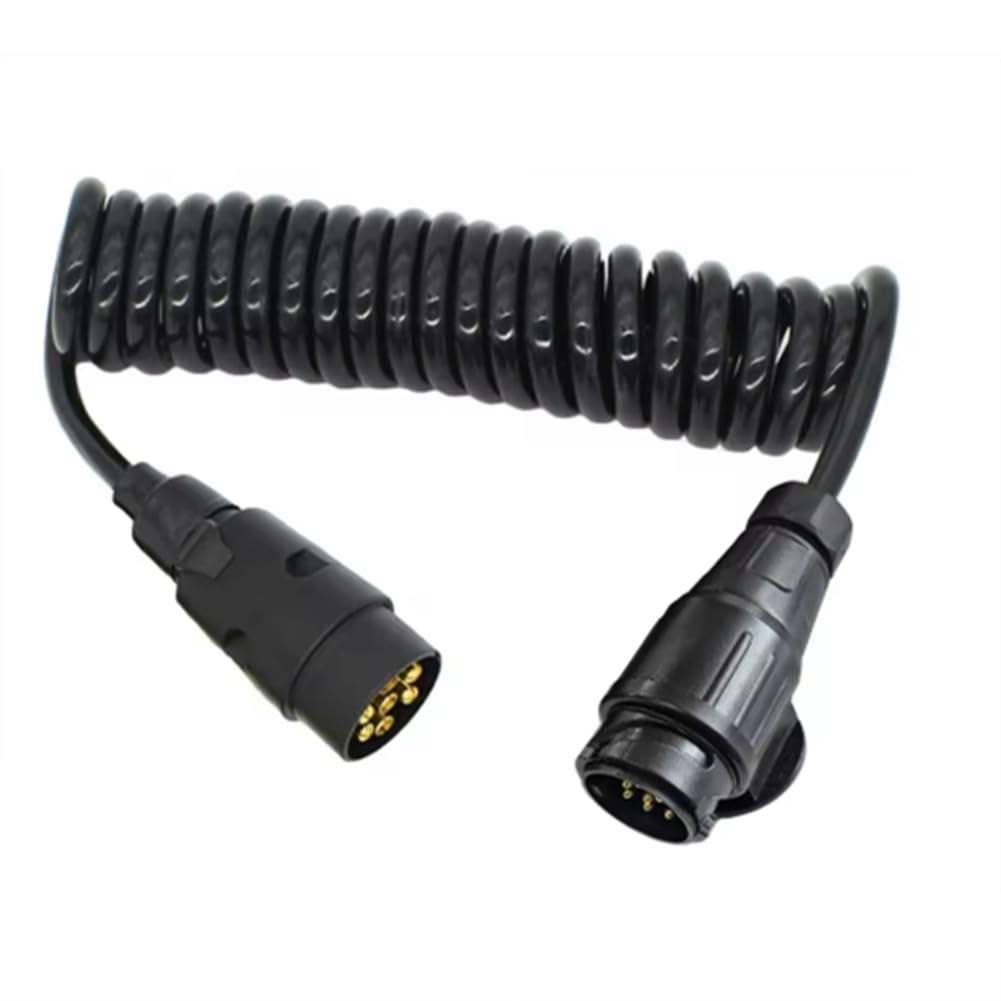 13-pinowy męski na 7-pinowy męski kabel przedłużający do przyczepy, kabel przedłużający kabel holowniczy, złącze okablowania przyczepy, wtyczka przyczepy kempingowej, przedłużacz
