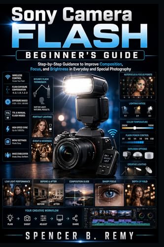 Sony Camera Flash Beginner’s Guide: Step-by-step guidance to improve composition, focus, and brightness in everyday and special photography