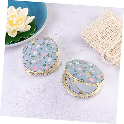 FUNOMOCYA 2 Unidades Mini Espelhos De Maquiagem Meias Femininas Espelho Compacto Espelho De Bolso Es