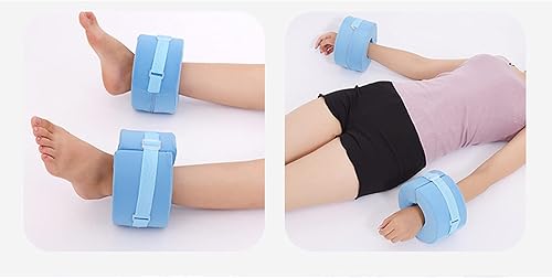 Miniatura 5 de CCHHL Almohada de elevación de pies Cojín de tobillo para levantar las piernas, soporte para pies y piernas, almohada de tobillo de espuma en forma